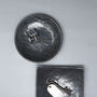 Fathers Day Gift Personalised Iron Cufflink Dish. Choice Of Two Designs, thumbnail 3 of 11