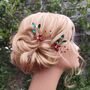 Christmas Hair Pin Set Of Two, thumbnail 1 of 11