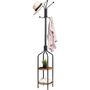 Coat Tree Rack Coat Stand Free Standing Clothes Stand, thumbnail 8 of 9
