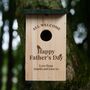 Happy Father's Day Bird Box Personalised, thumbnail 1 of 6