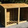Heavy Duty Log Store 4ft X 6ft High Quality Timber, thumbnail 2 of 6