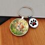 Personalised Pawprint Photo Keyring, thumbnail 4 of 4