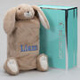 Personalised Embroidery, Brown Bunny Hot Water Cover Nb, thumbnail 1 of 6