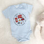 King Charles Coronation Illustrated Babygrow, thumbnail 3 of 5