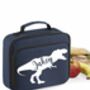 Childs Personalised Dinosaur Lunch Bag, thumbnail 4 of 4