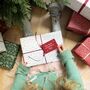 Most Wonderful Time White Christmas Wrapping Paper, thumbnail 1 of 11