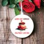 Funny Valentine's Day Espresso Pun Decoration, thumbnail 1 of 2