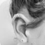 Sterling Silver Auntie Earrings, thumbnail 3 of 6