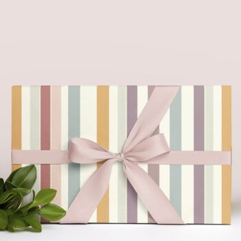 Luxury Pastel Wide Stripe Wrapping Paper, 6 of 9