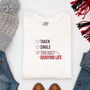 Happily Single Anti Valentine's Sweatshirt, thumbnail 6 of 6