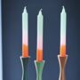Neon Dip Dyed Dining Candles, thumbnail 6 of 12