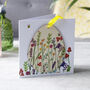 Easter Floral Wooden Decoration And Card Gift, thumbnail 2 of 7