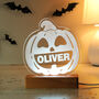 Personalised Pumpkin LED Halloween Light, thumbnail 9 of 10