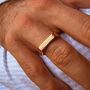Rose Personalised Signet Ring, thumbnail 1 of 3