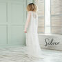 Gold Sequin Kimono | Wedding Cape | Long Sleeved Bridal Cover Up, thumbnail 7 of 11