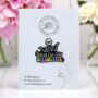 Guess I'll Just Dissociate Skeleton Enamel Pin Badge, Neurodivergent, Asperger's Syndrome, Autism, Adhd Awareness Gift, thumbnail 1 of 8