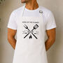 Personalised Name And Message BBQ Apron, thumbnail 2 of 6