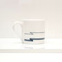 Dazzle Waves Bone China Mug, thumbnail 2 of 5