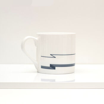 Dazzle Waves Bone China Mug, 2 of 5