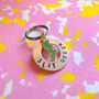 Hand Stamped Slay Queen Keyring, thumbnail 2 of 4