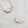 Diamond Crescent Necklace, thumbnail 2 of 2
