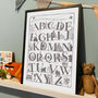Personalised A To Z Of The World Alphabet Print, thumbnail 4 of 7