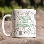 Number One Fisherman Doodles Ceramic Mug, thumbnail 2 of 3