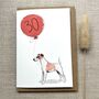 Smooth Haired Fox Terrier Birthday Card, thumbnail 2 of 4
