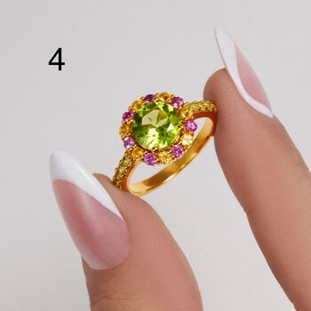 Multi Gemstone Candy Rings, 6 of 7
