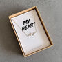 My Heart Sterling Silver Heartbeat Necklace – Meaningful Gift For Her, thumbnail 1 of 6