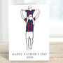 Father Son Football Card For Father's Day, thumbnail 4 of 8