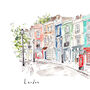 A Wander Across London Print, thumbnail 2 of 3