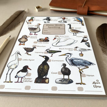 Water Birds Spotting Journal Notepad, 9 of 12