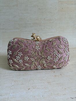 Pink Frog Clasp Clutch, 8 of 12