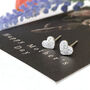 Sterling Silver Mini Heart Earrings, thumbnail 9 of 12
