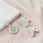 Bespoke Wedding Monogram Necklace And Cufflink Set, thumbnail 1 of 6