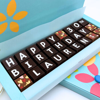 Personalised Birthday Chocolate Gift Box, 4 of 12