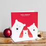 Build Your Own Bear Family Christmas Card, thumbnail 1 of 4