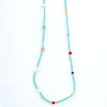 Colourful Turquoise Bead Necklace, 2 of 3
