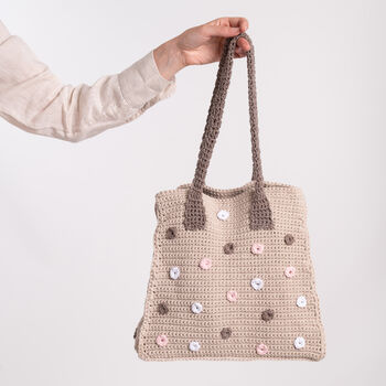 Emma Tote Bag Crochet Kit, 4 of 10