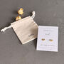 Friendship Knot Heart Earrings In Sterling Silver, thumbnail 3 of 10