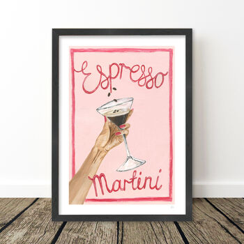 Espresso Martini Cocktail Art Print, 11 of 12