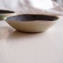Handmade Mini Ceramic Soap Dish Black + Cream, thumbnail 4 of 7