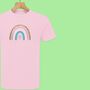 Boho Rainbow Teens/Adults T Shirt, thumbnail 1 of 12