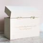 Personalised Engraved Wedding Keepsake Box, thumbnail 4 of 5