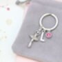 Personalised Ballerina Keyring Ballet Dancer Gift, thumbnail 4 of 10