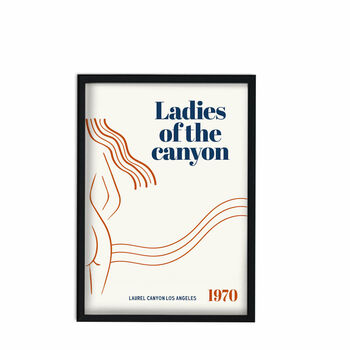 Ladies Of The Canyon Californian Giclée Retro Art Print, 3 of 3