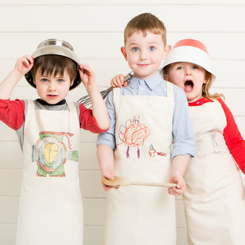 Personalised Children's Apron With Their Drawing, 5 of 5