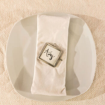 Tiny Silver Photo Frame Place Card, 8 of 11