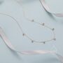 Emerald Green Or Clear Cz Dangle Necklace, thumbnail 7 of 12
